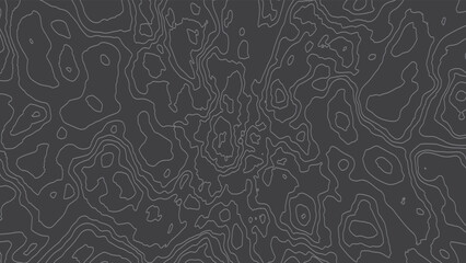 Topographic contour lines vector map seamless pattern. Map of terrain geographic, illustration of topographic lines map area