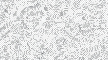 Transparent topographic map background concept with space for your copy