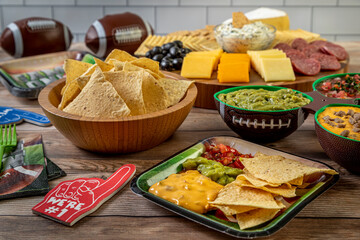 Football Food for a game watching or tailgating party