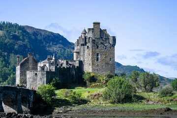 Fototapeta na wymiar Eilean Donan castle in the Scottish Highlands