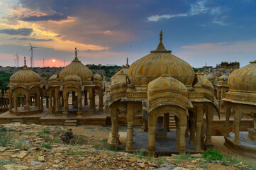 Fototapeta Bada Bagh, Jaisalmer, Rajasthan, India obraz