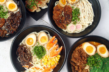 Freshly made assorted Japanese food