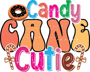 Retro Christmas Sublimation Design