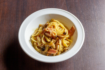 ボルチーニソースパスタ