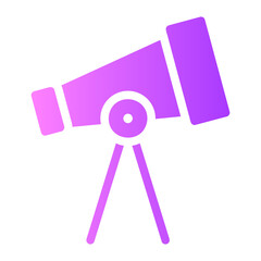 telescope gradient icon
