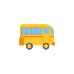 bus transportation vehicle vector illustration