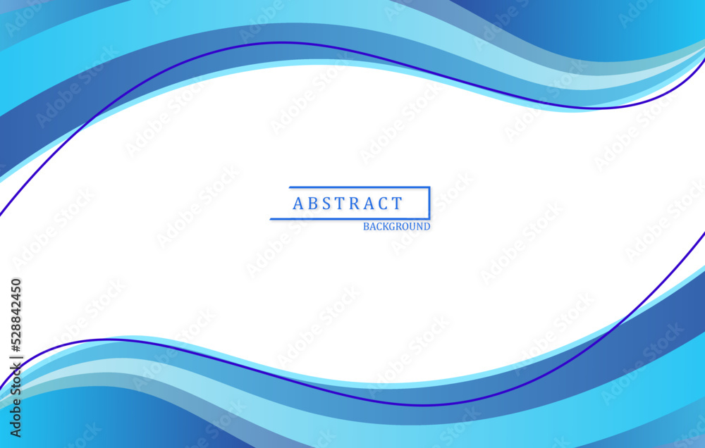 Wall mural abstract blue background banner space for text