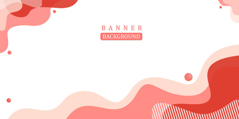 abstract red background banner