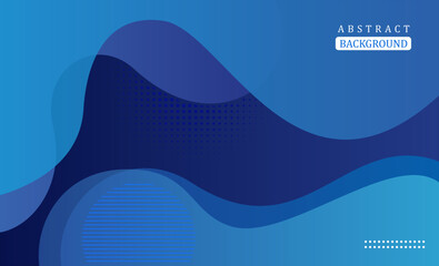 abstract blue background with curve