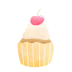 cupcake with cherry