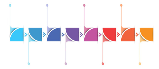 Timeline Infographics 8 step