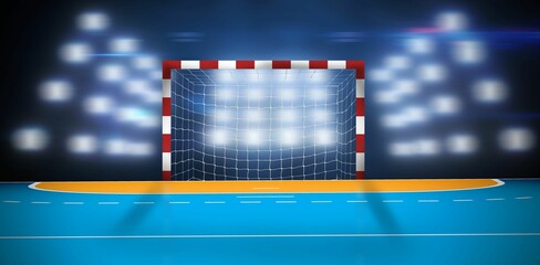 Handball field indoor 