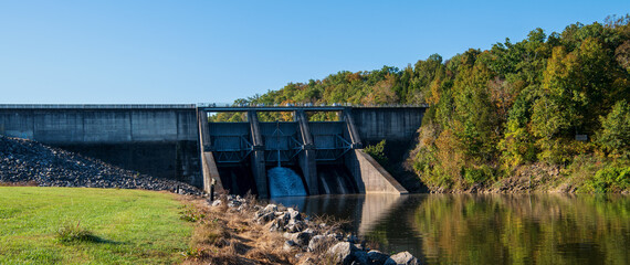 Tellico Dam in Lenoir City, Tennessee