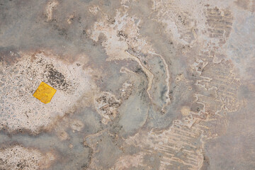 footprint in sand