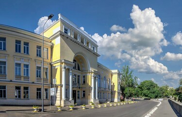 Fototapeta na wymiar Music Lyceum named after Stolyarsky in Odessa, Ukraine
