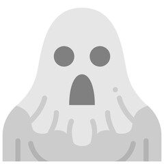 ghost flat icon