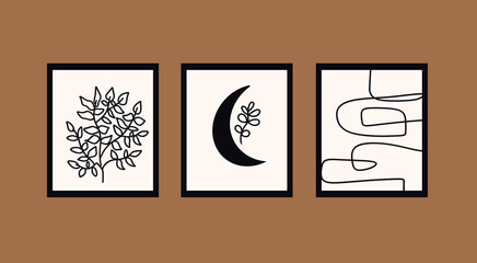 Monochrome Aesthetic Walldecor