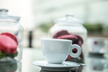 Coffee day shot, Photo is selective focus with shallow depth of field. Taken at Cairo Egypt on 18 November 2016.