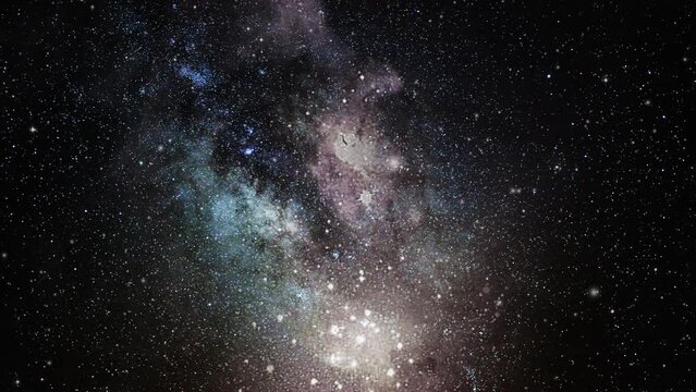 a  nebula clouds drifting across the universe