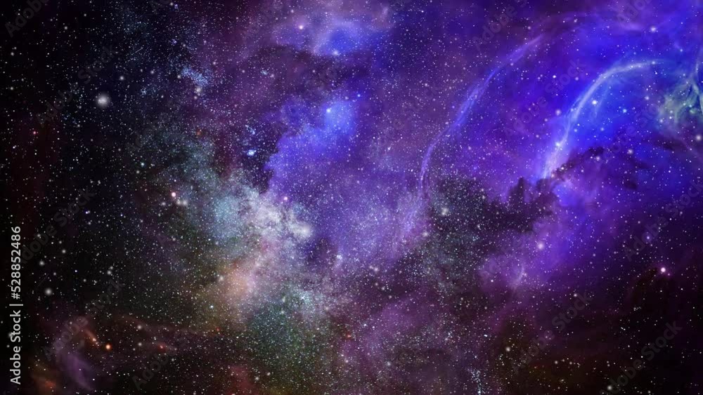Wall mural 4k the surface of the nebula in the universe