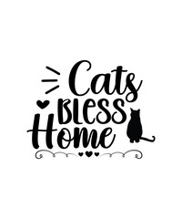 Obraz premium Cat Bundle SVG,cat svg,kitty svg,Cute Cat SVG files for Cricut,cat head,cat face,mom mama cat svg,Funny Cats,Cat Silhouette, crazy cat love