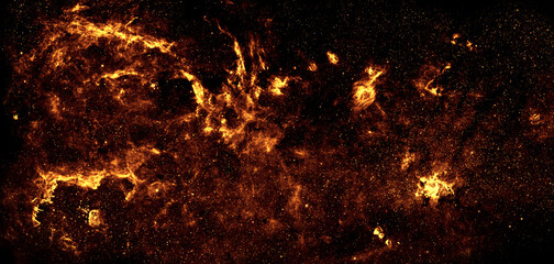 Galaxy, space and universe nebula in solar system, milky way and night sky for stars science and fantasy background. Abstract zoom of gold star explosion, hydrogen pattern texture in nature research © Arcurs Co-op/peopleimages.com