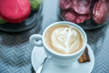 Coffee day shot, Photo is selective focus with shallow depth of field. Taken at Cairo Egypt on 18 November 2016.