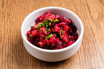 beetroot salad with herbs
