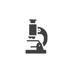 Microscope vector icon