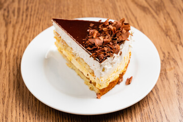 slice of chocolate cake