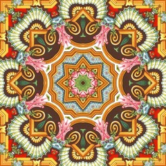 Seamless Repeating Vintage Pattern Tile