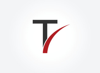 Creative and modern T letter logo design. T Logo Design,