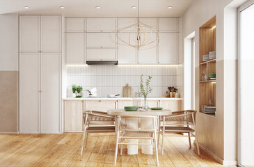 modern kitchen interior