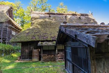 高山　飛騨の里　民俗村　合掌造り　民家　日本家屋