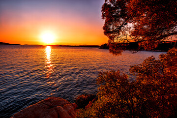 Croatia, Europe, Adriatic sea, Zadar region, scenic coast between Primosten and Sibenik,...