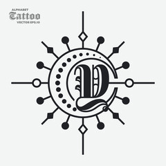 Alphabet Y Tattoo Logo