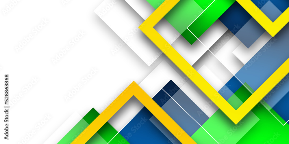 Poster abstract background with colorful squares