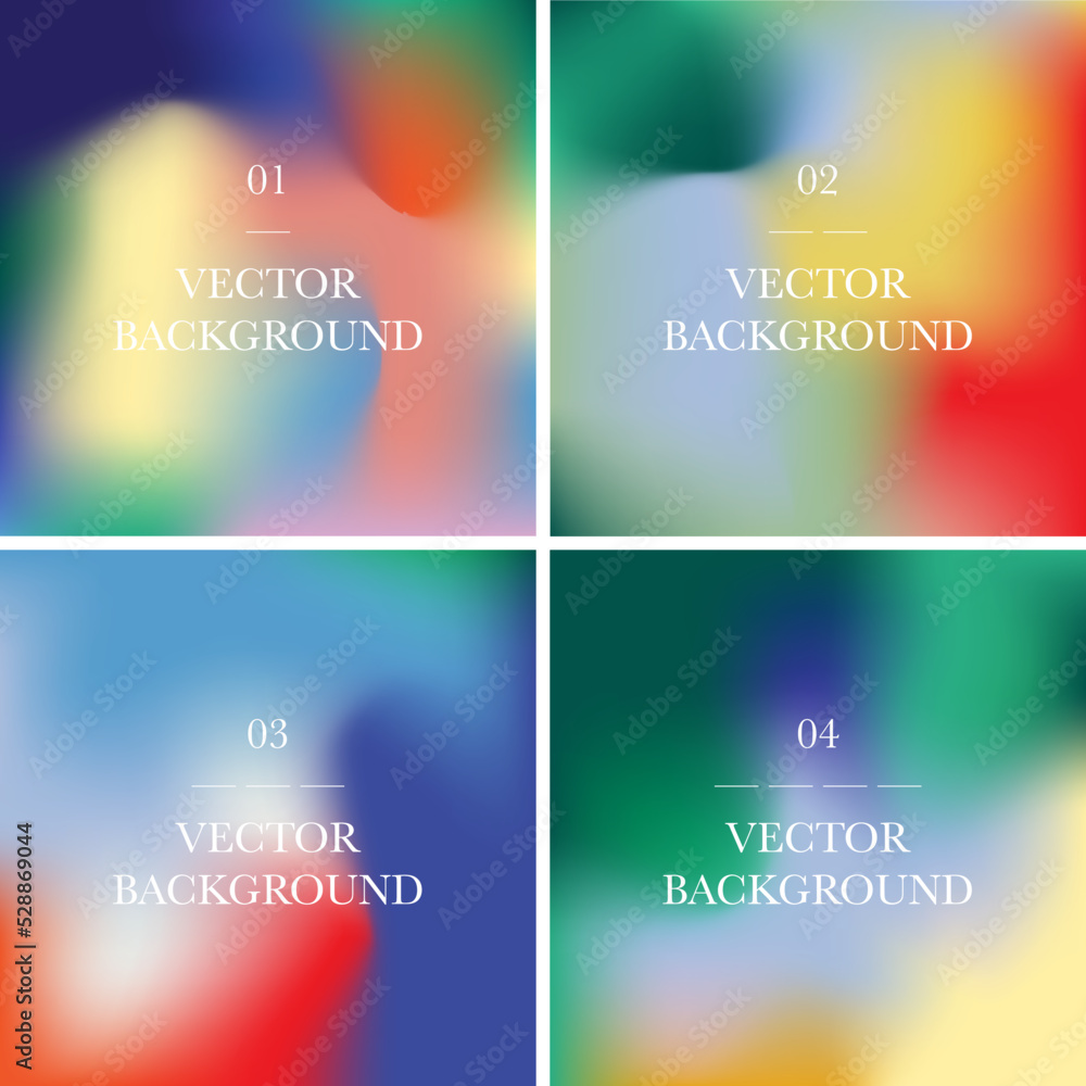 Canvas Prints multi color gradient, abstract blurred background