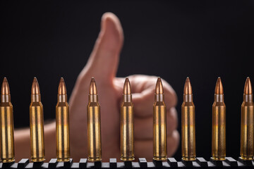 .223 ammo on picatinny rail, A big thumbs-up