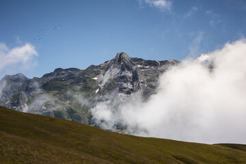 Mountains and landscapes through Pyrenes