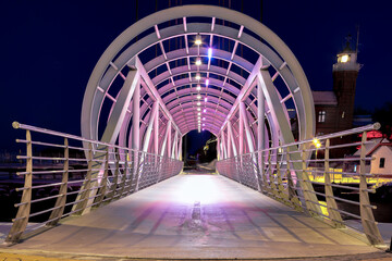 bridge at night