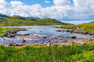 Isle of Lewis and Harris landscape, Scotland, UK