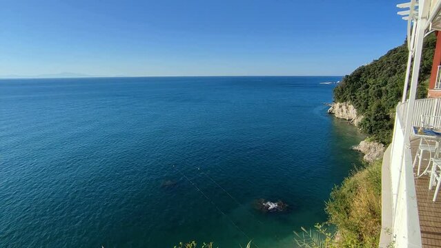 Vietri sul Mare - Panoramica della costa dalla terrazza panoramica