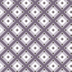 Seamless geometric pattern with rectangles and diamonds