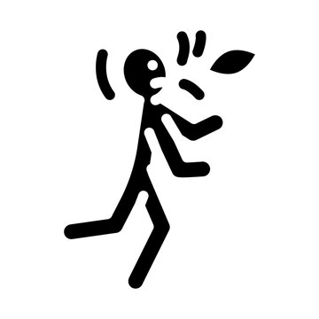 kick ball man accident glyph icon vector. kick ball man accident sign. isolated symbol illustration