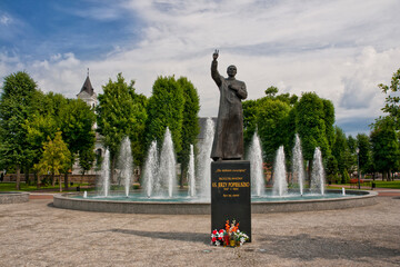 Monument of priest Jerzy Popieluszko, Suchowola, Podlaskie Voivodeship, Poland