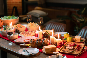 Traditional German Christmas dinner