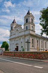 Fototapeta na wymiar Church of the Holy Apostles Peter and Paul, Suchowola, Podlaskie Voivodeship, Poland
