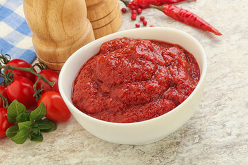 Natural organic pure tomato pasta