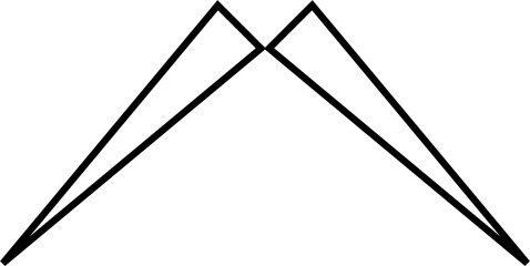 moustache icons design illustration isolated on transparent background